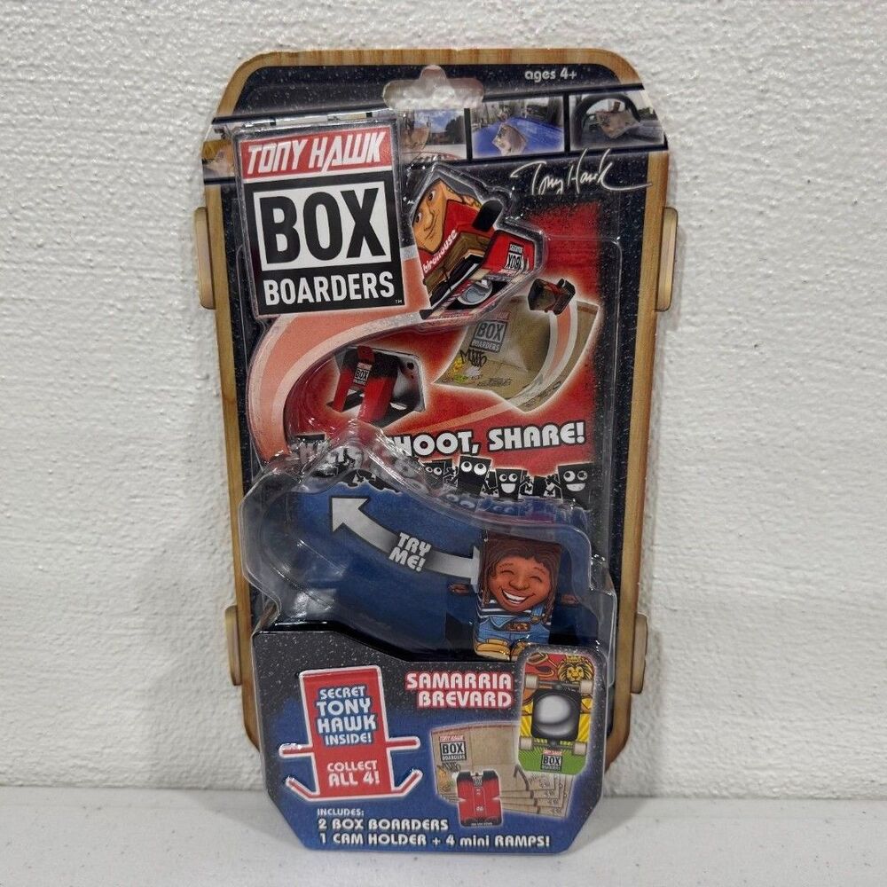 Tony Hawk Box Boarders Samarria Brevard Skate Playset with Cam Holder Ramps